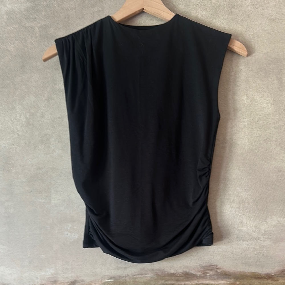 Abercrombie & Fitch Soft Matte Ruched Top